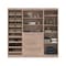 Bestar Bestar Pur 86 in Closet Organizer with Storage Cubbies in rustic brown 26853-000009 - alternate 4